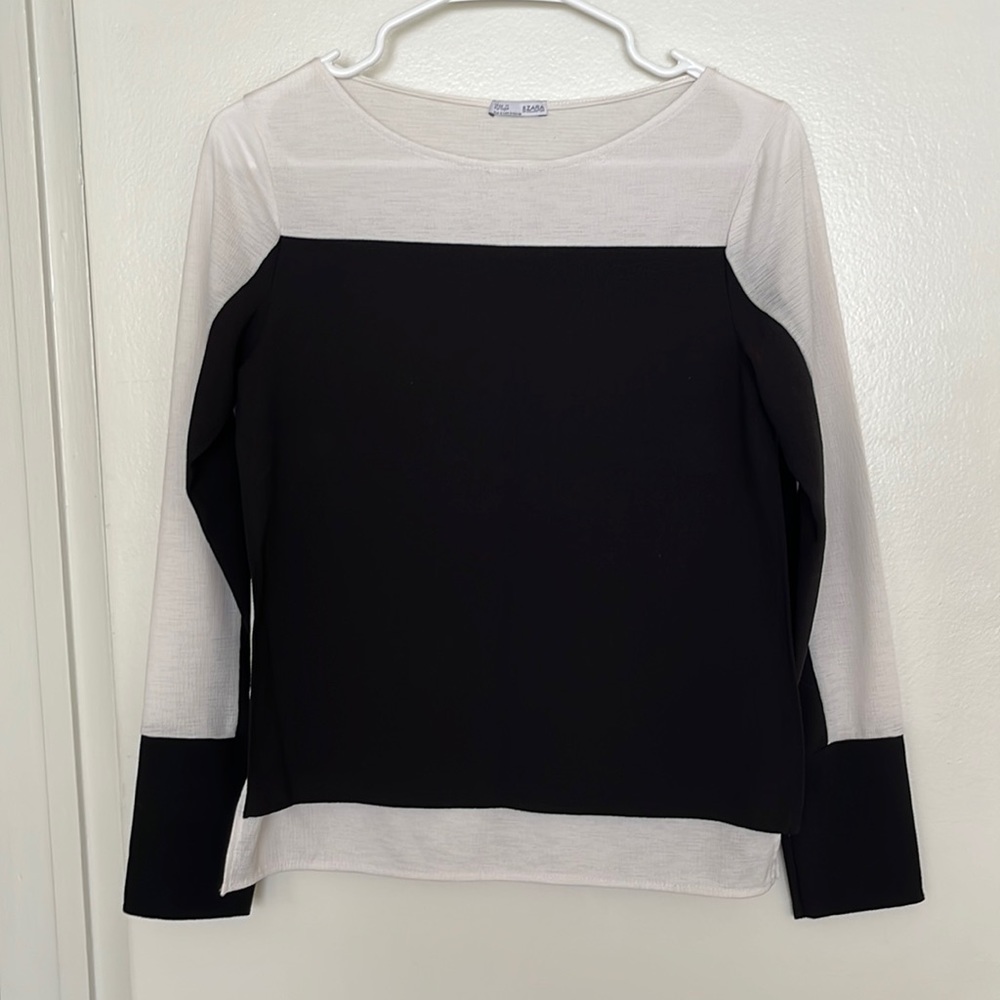 Contrast ColorBlock Blouse